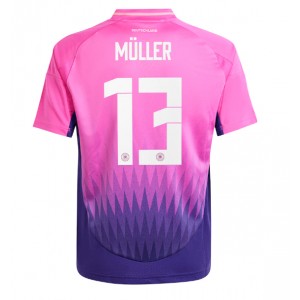 Fotbalové Dres Německo Thomas Muller #13 Venkovní Oblečení ME 2024 Krátký Rukáv